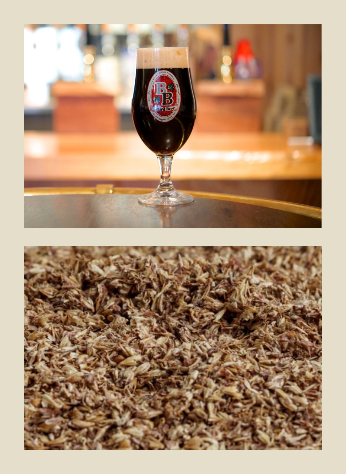 TOO GOOD TO WASTE ビールのモルト粕で染⾊、ナチュラルで優しい「モルトベージュ」