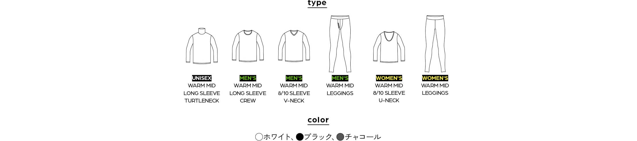 外気に左右されず適温を保てる WARM MID シリーズ
