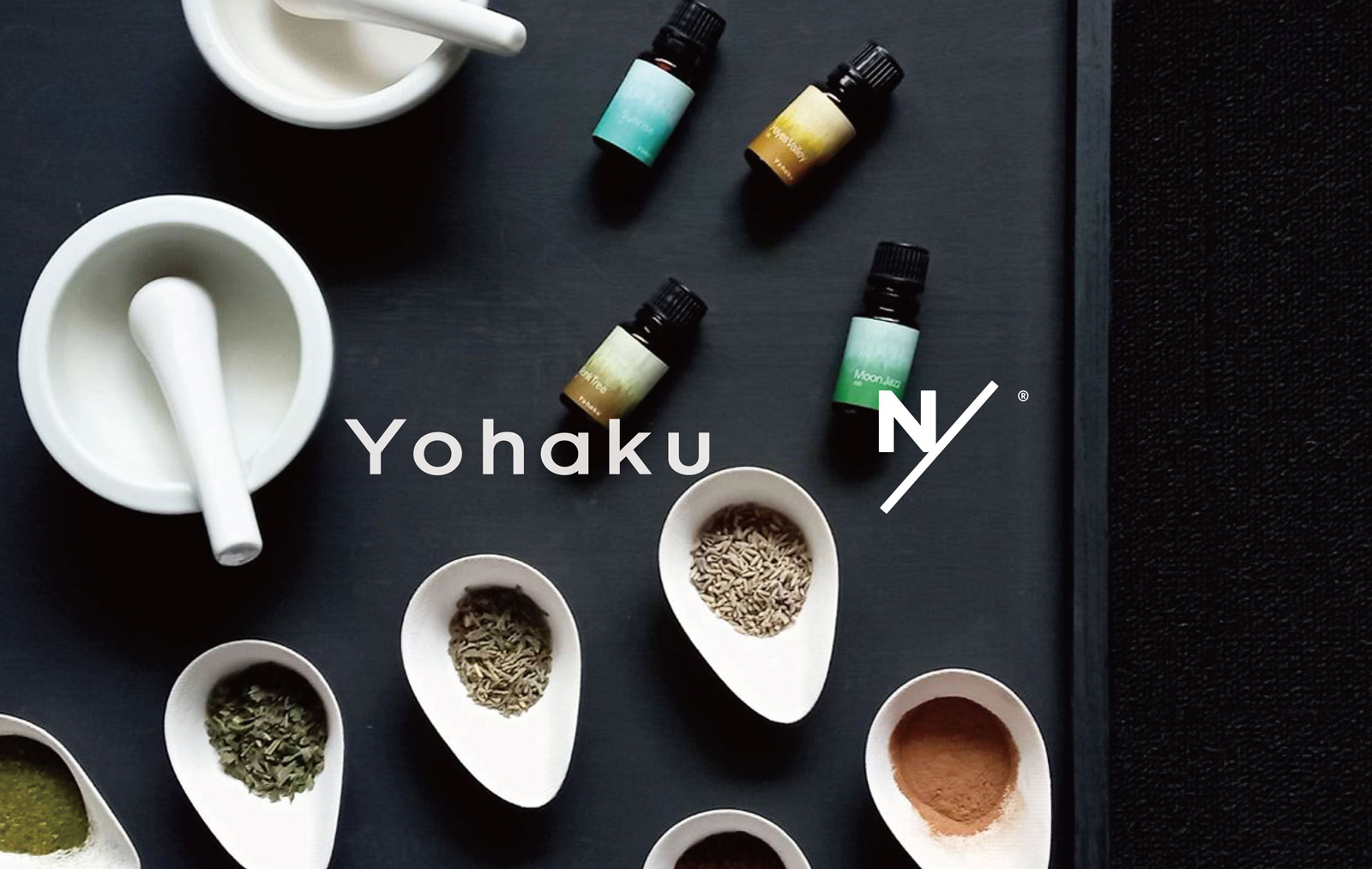 100%天然香料アロマオイルを使ったYohakuフレグランスバッグ作り